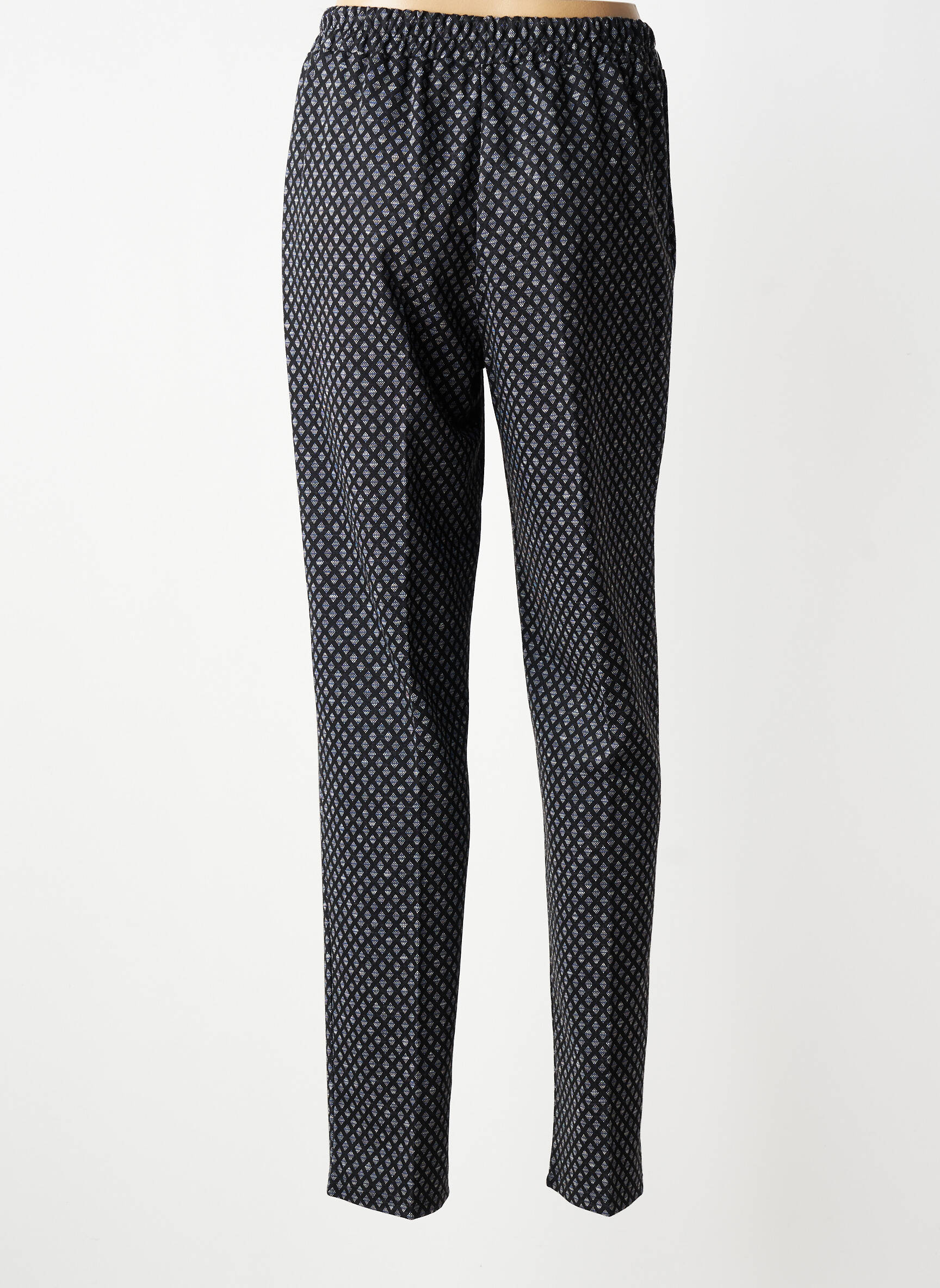 Pantalon drept elasticitate mărime normală albastru GEVANA femeie