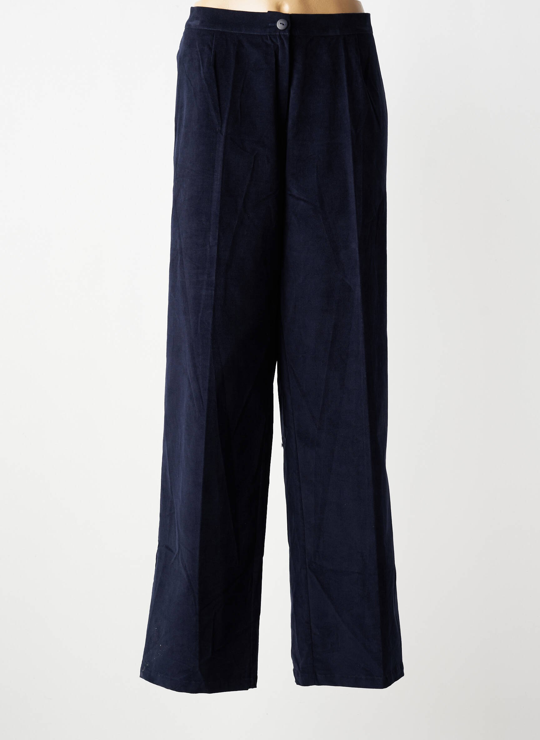 Pantalon drept elasticitate mărime normală gri GEVANA femeie