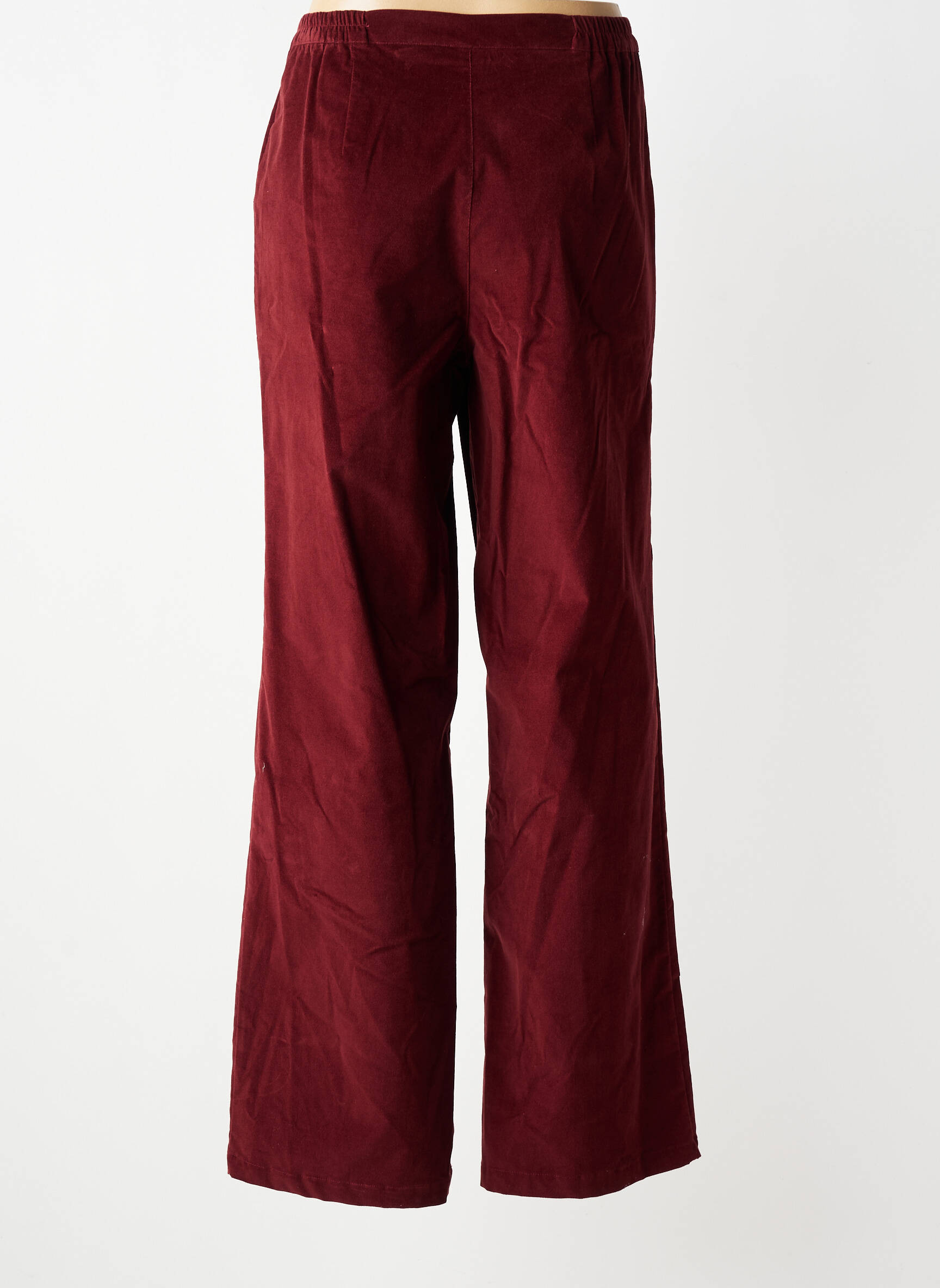 Pantalon drept elasticitate mărime normală roșu GEVANA femeie