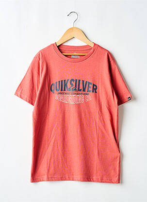 Tricou elasticitate mâneci scurte portocalie QUIKSILVER băiat