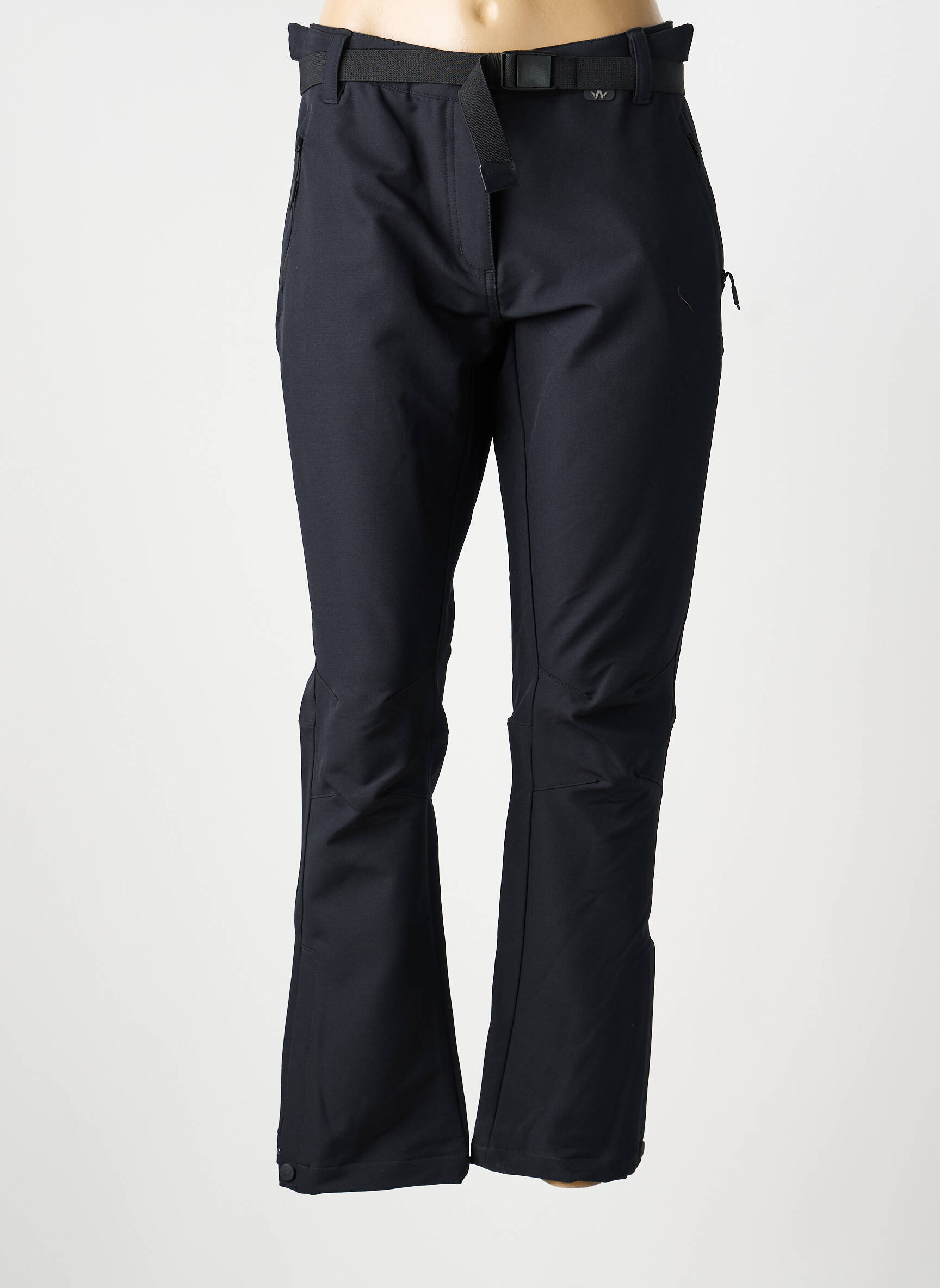 Pantalon drept elasticitate mărime normală negru WANABEE femeie