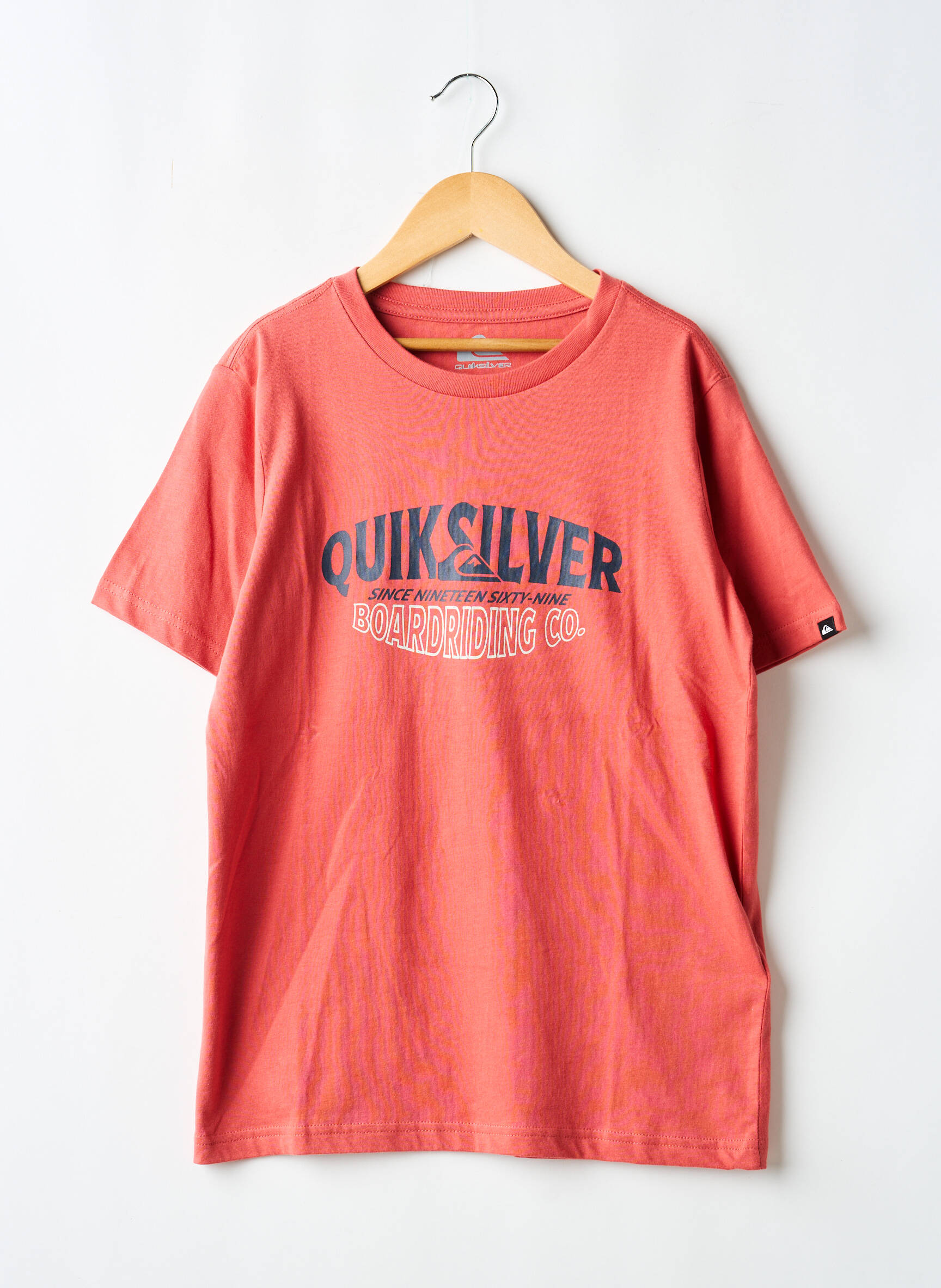 Tricou elasticitate mâneci scurte portocalie QUIKSILVER băiat