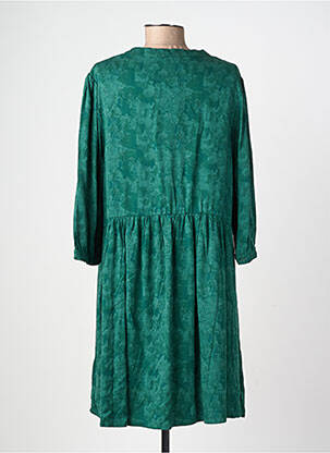 Rochie scurtă mâneci 3/4 mâneci 3/4 verde FIREFLY femeie