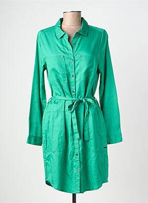 Rochie scurtă mâneci lungi mâneci lungi verde SUN VALLEY femeie