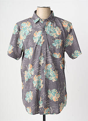 Cămașă cu mâneci scurte imprimeu tie and dye gri RIP CURL bărbat