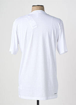 Tricou croială cambrată mâneci scurte alb ADIDAS bărbat
