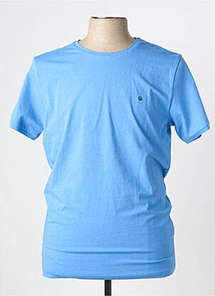 Tricou croială cambrată mâneci scurte albastru BENSON & CHERRY bărbat