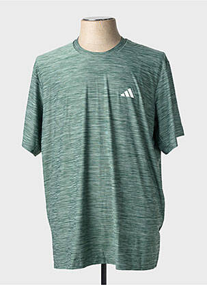 Tricou elasticitate mâneci scurte verde ADIDAS bărbat