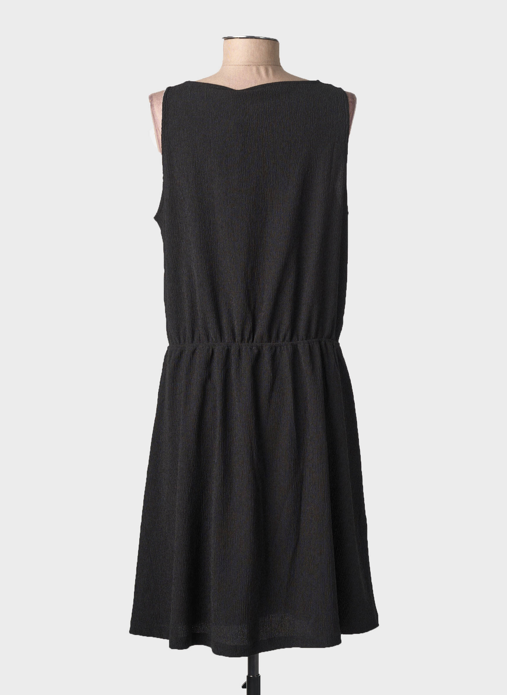 Rochie midi fără mâneci fără mâneci negru LUTHA femeie