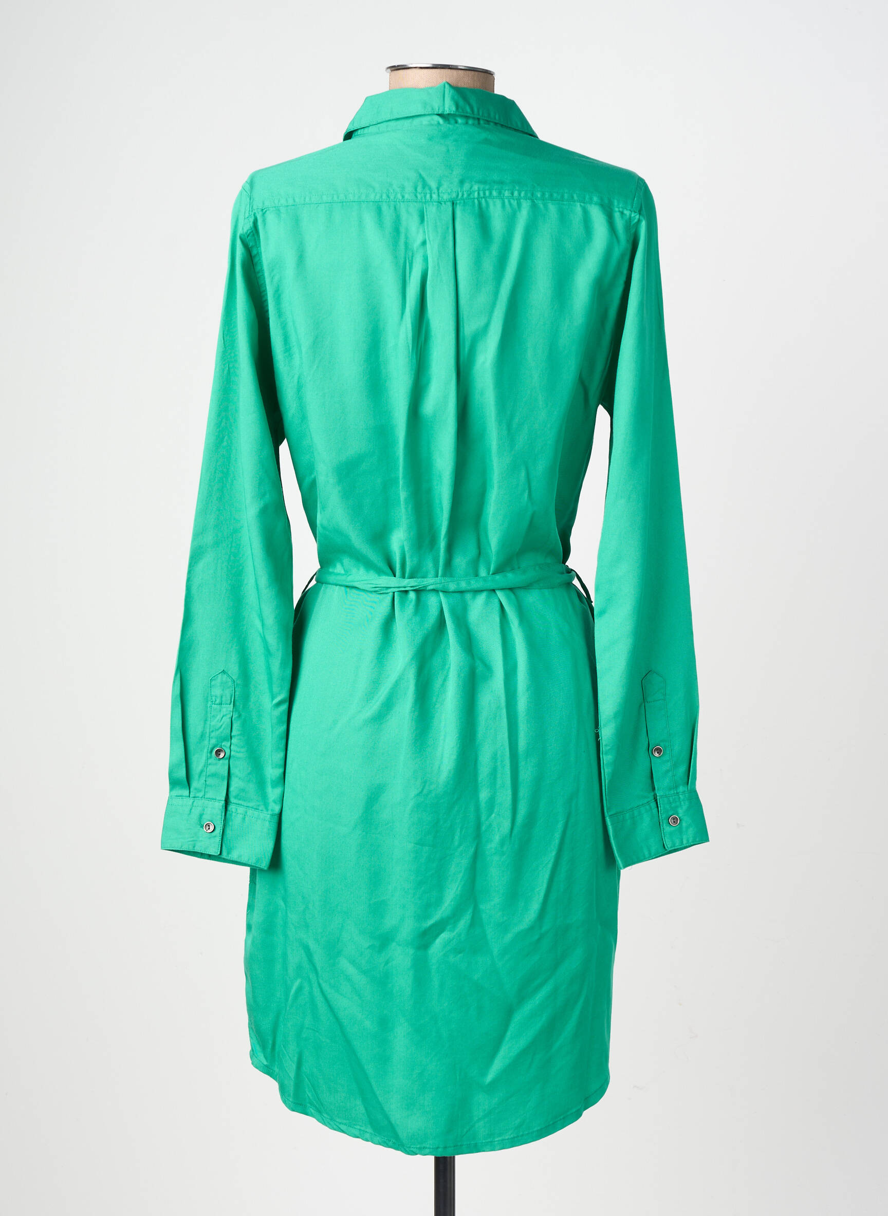 Rochie scurtă mâneci lungi mâneci lungi verde SUN VALLEY femeie