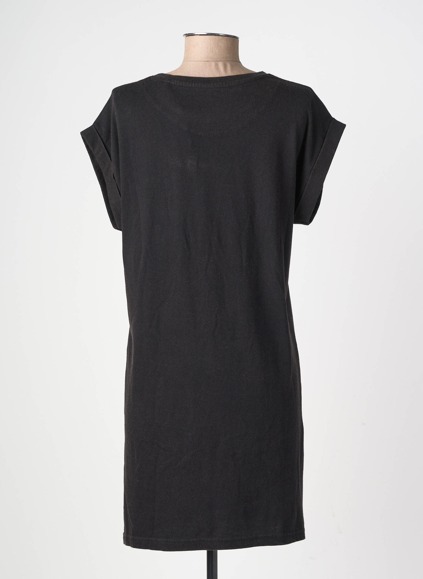 Rochie scurtă mâneci scurte mâneci scurte negru VON DUTCH femeie