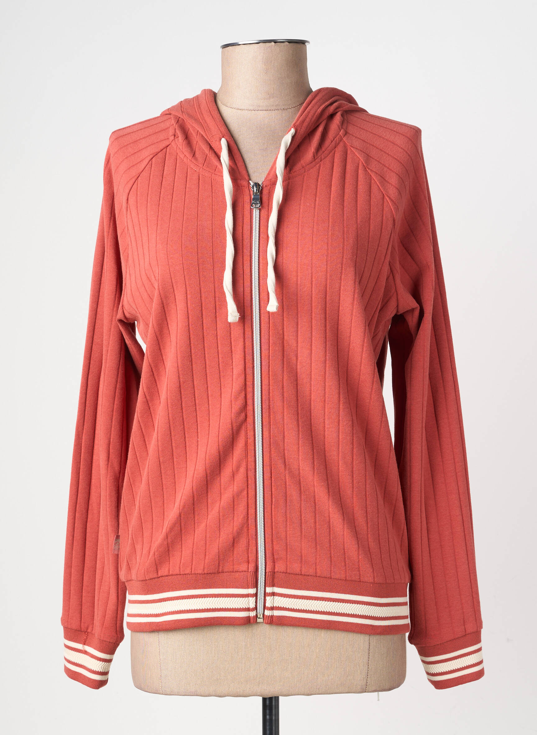 Jachete casual guler rotund portocalie SUN VALLEY femeie