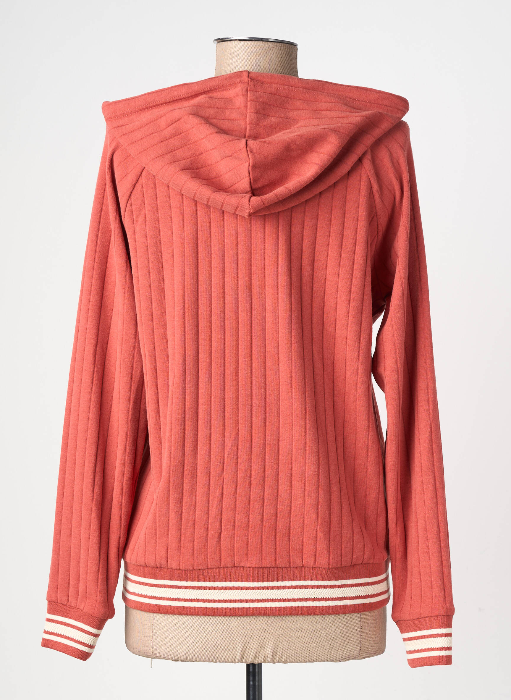 Jachete casual guler rotund portocalie SUN VALLEY femeie