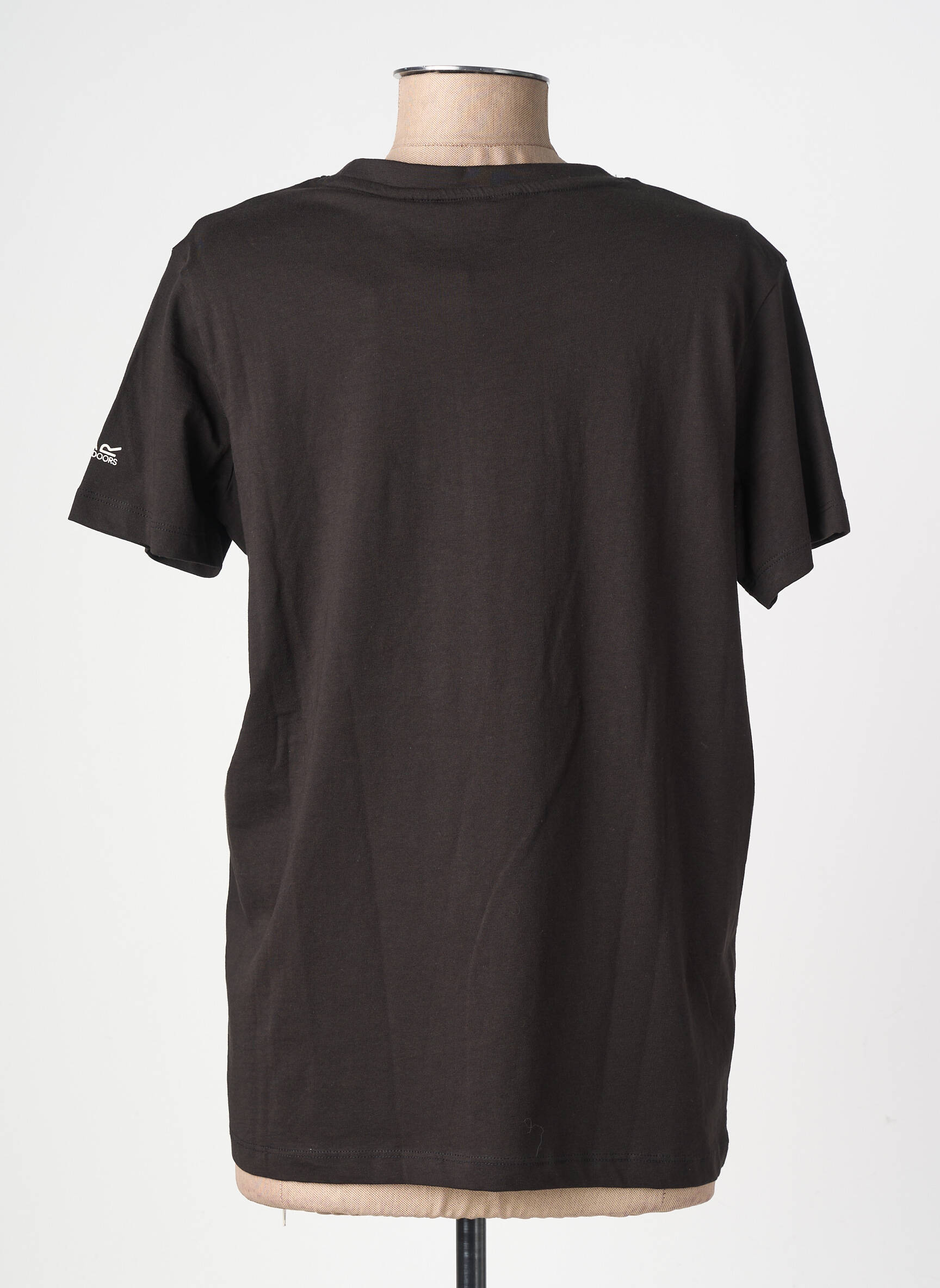 Tricou croială dreaptă mâneci scurte negru REGATTA femeie