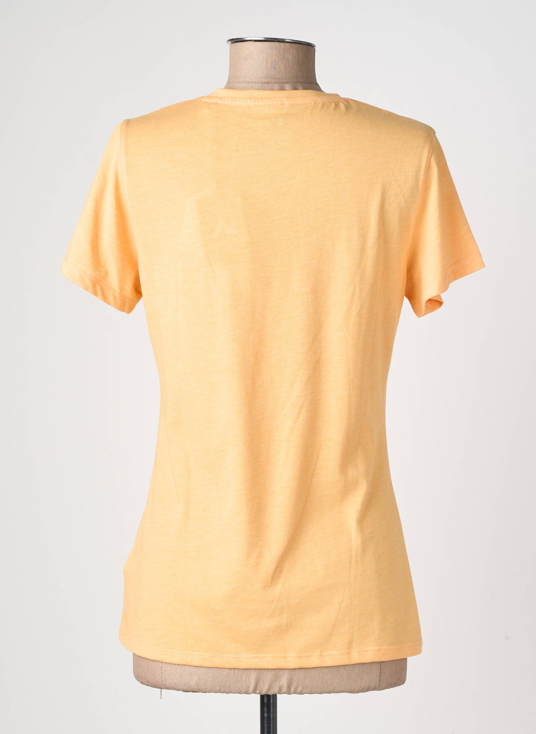 Tricou guler în v mâneci scurte portocalie MC KINLEY femeie