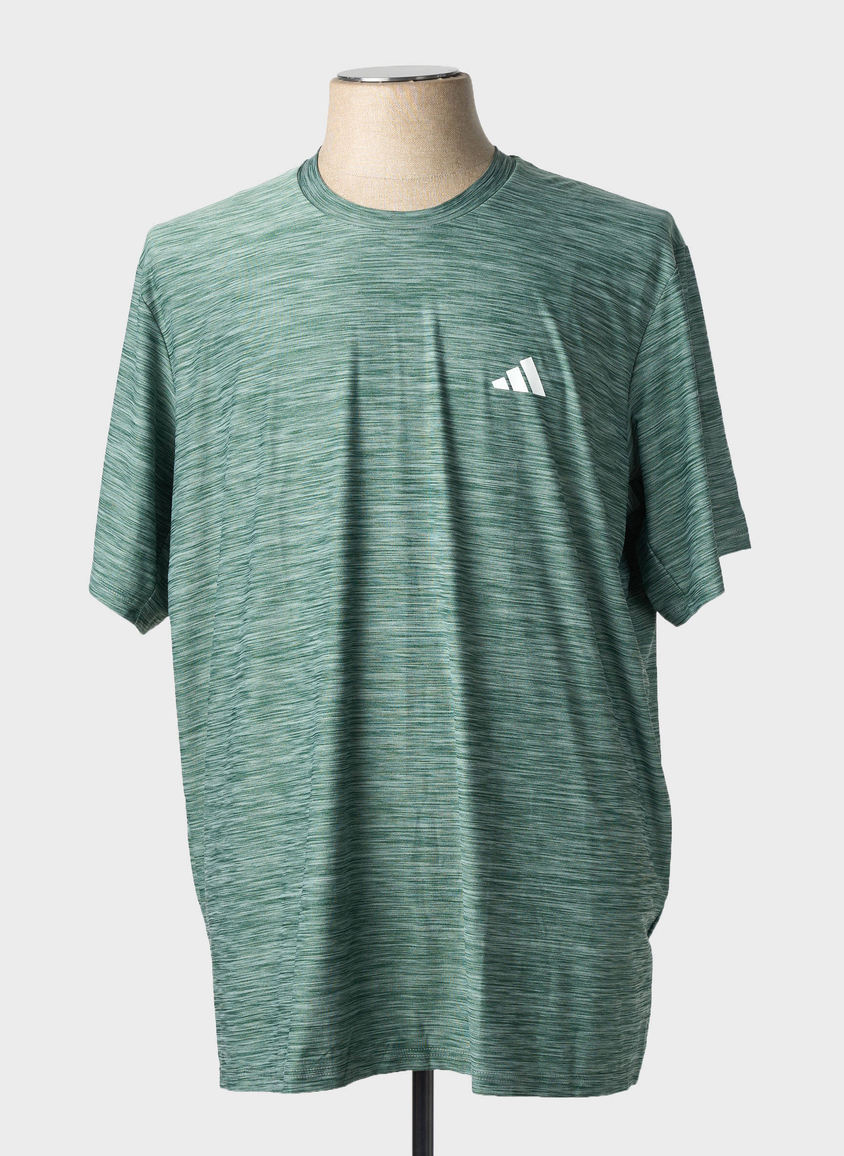 Tricou elasticitate mâneci scurte verde ADIDAS bărbat
