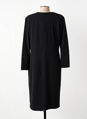 Rochie midi mâneci lungi mâneci lungi negru GEVANA femeie