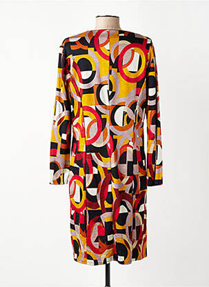 Rochie midi mâneci lungi mâneci lungi galben GEVANA femeie