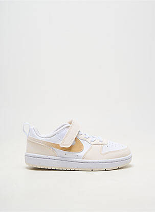 Adidași material neted vârf rotund bej NIKE copil