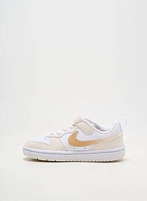 Adidași material neted vârf rotund bej NIKE copil