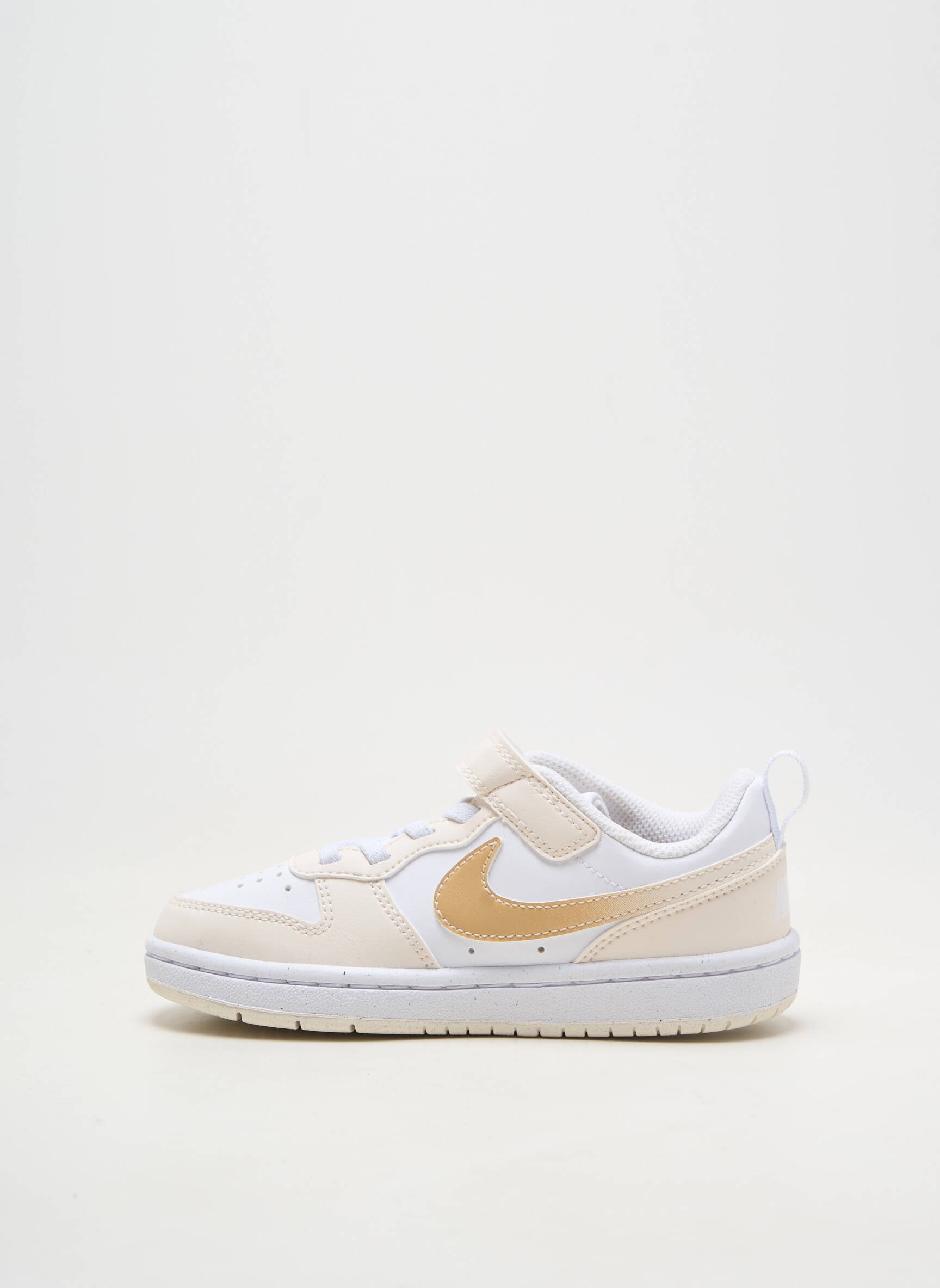 Adidași material neted vârf rotund bej NIKE copil