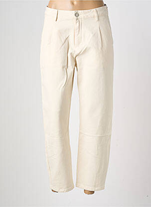 Pantalon drept elasticitate mărime normală alb HOD femeie