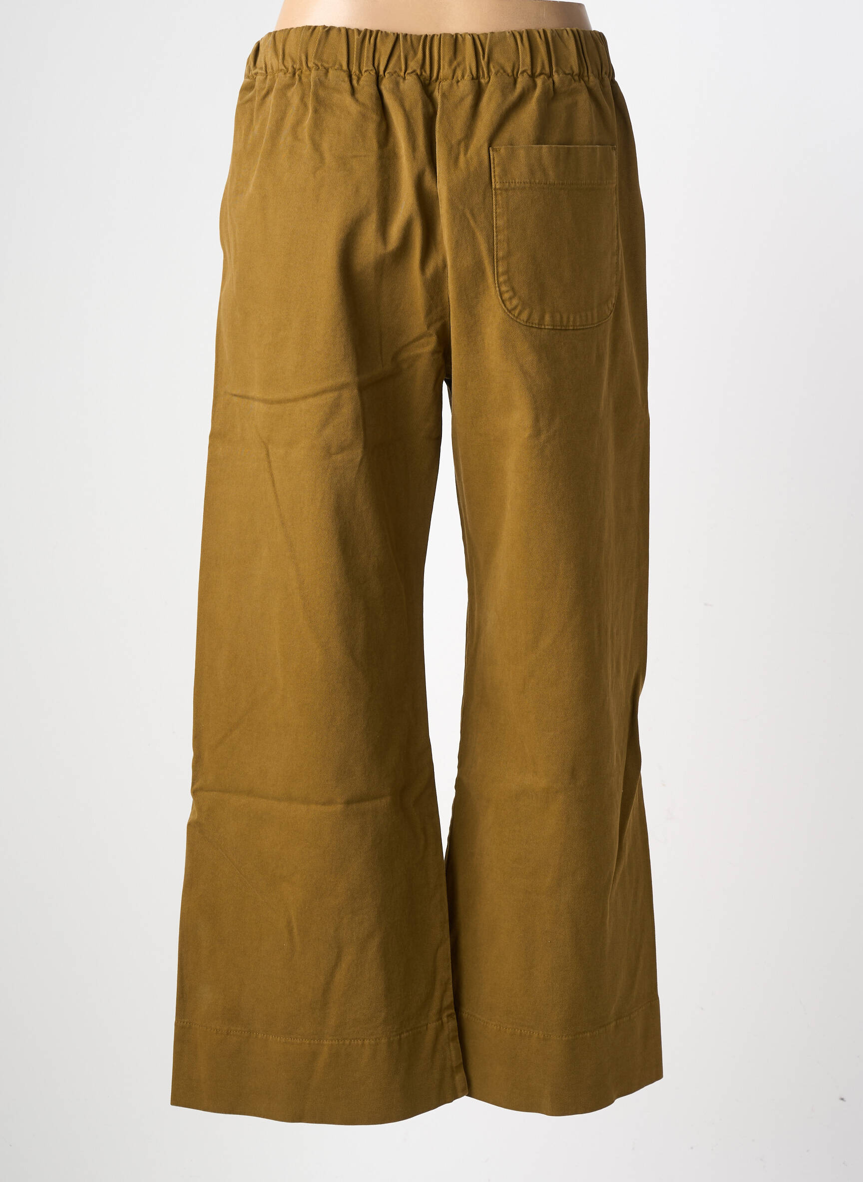 Pantalon larg buzunare mărime normală maro HOD femeie