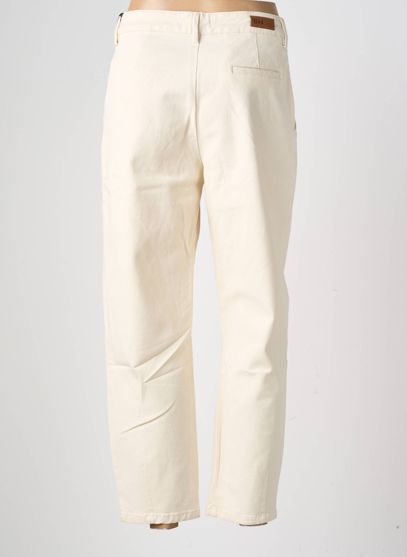 Pantalon drept elasticitate mărime normală alb HOD femeie