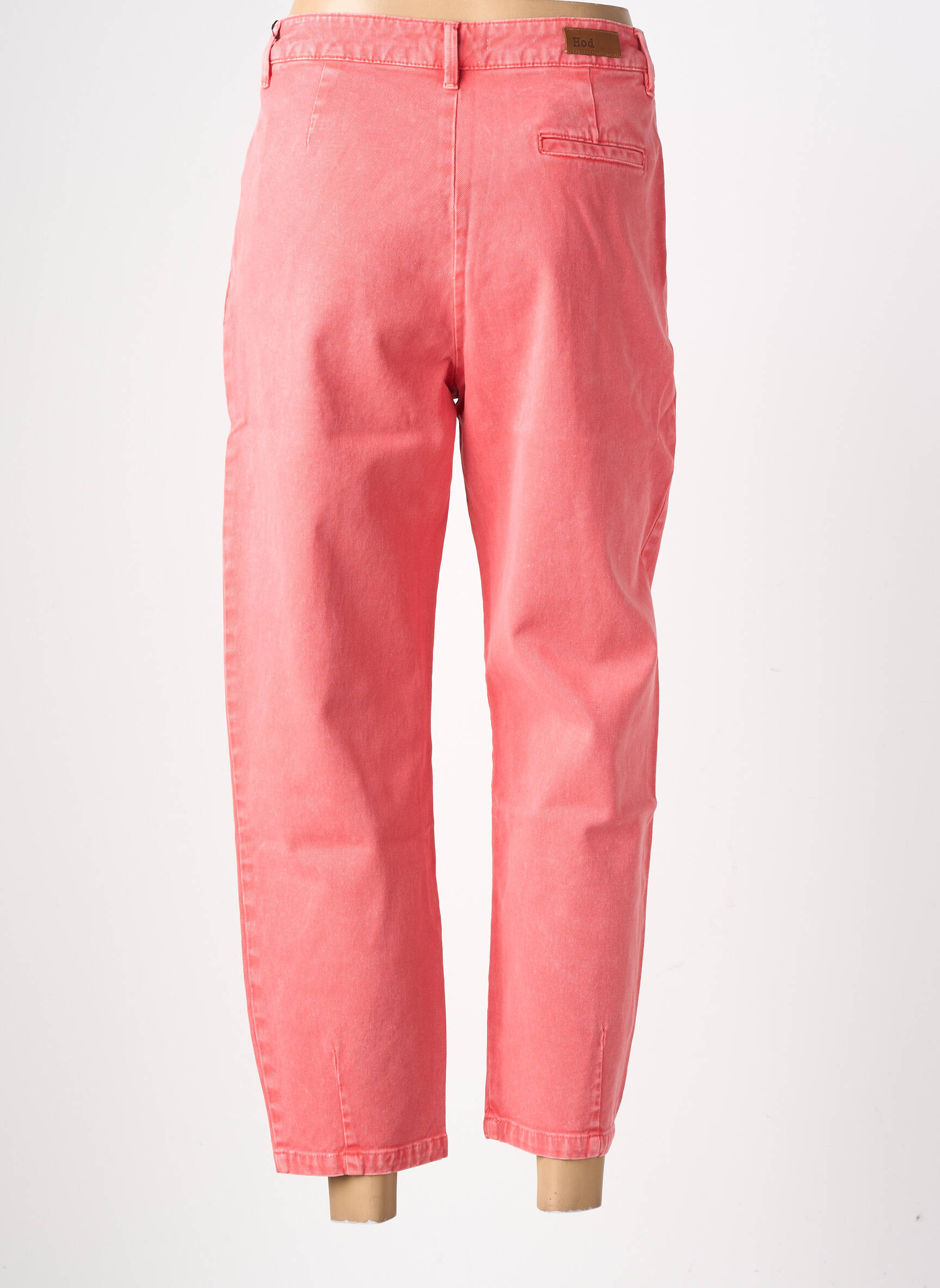 Pantalon drept elasticitate mărime normală roșu HOD femeie