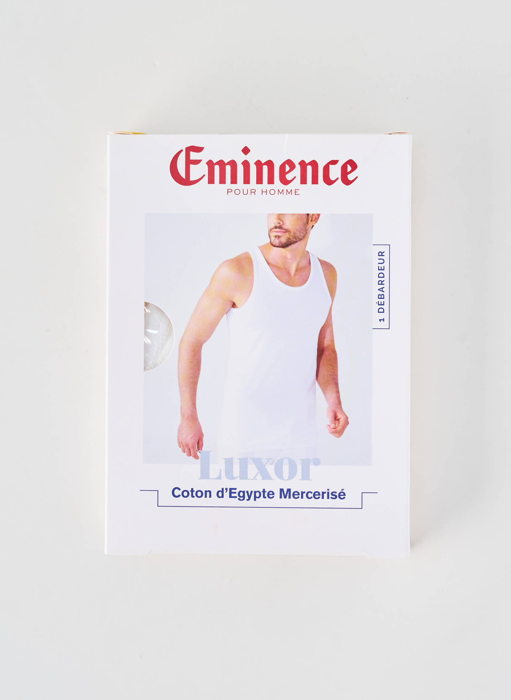 Maiou croială cambrată fără mâneci alb EMINENCE bărbat