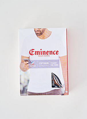 Tricou croială cambrată mâneci scurte negru EMINENCE bărbat