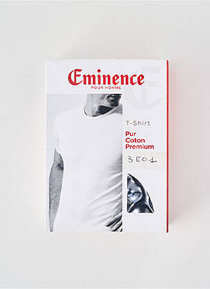 Tricou croială cambrată mâneci scurte negru EMINENCE bărbat