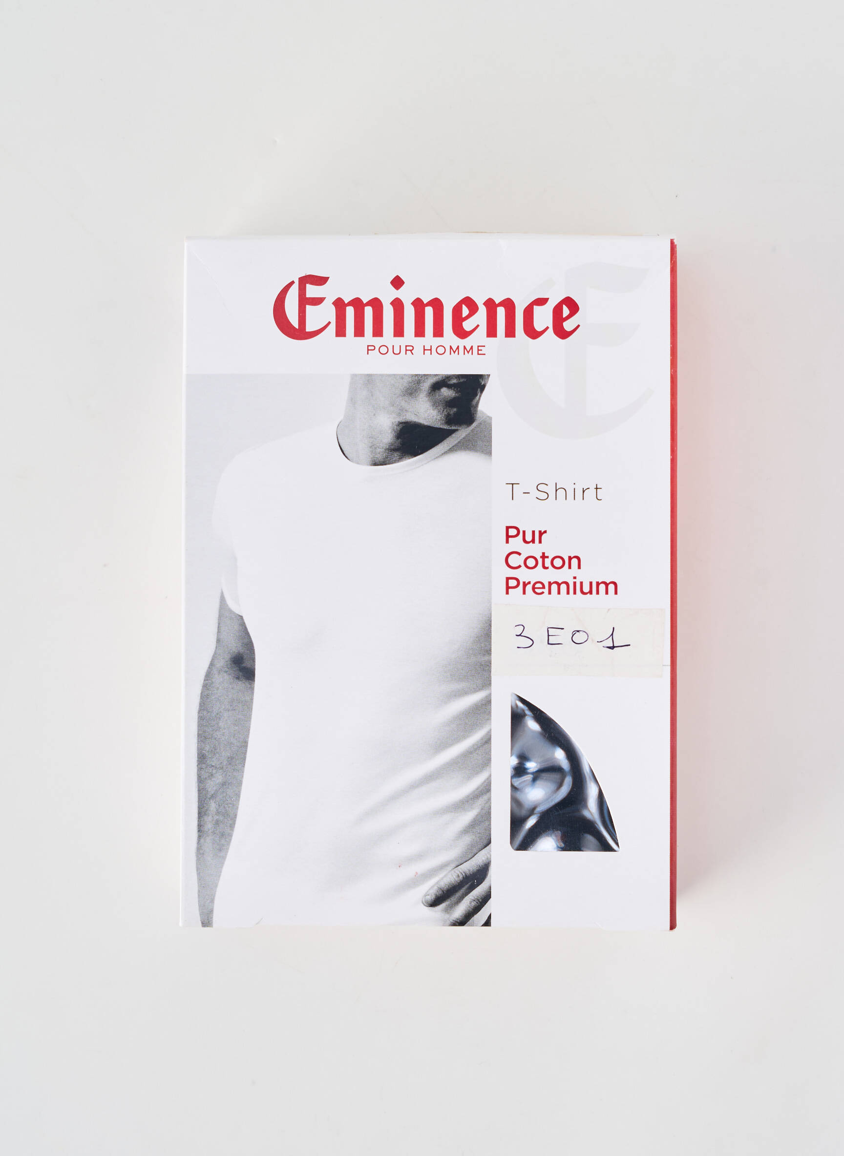 Tricou croială cambrată mâneci scurte negru EMINENCE bărbat