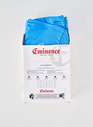 Tricou croială cambrată mâneci scurte albastru EMINENCE bărbat