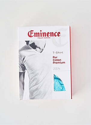Tricou croială cambrată mâneci scurte albastru deschis EMINENCE bărbat