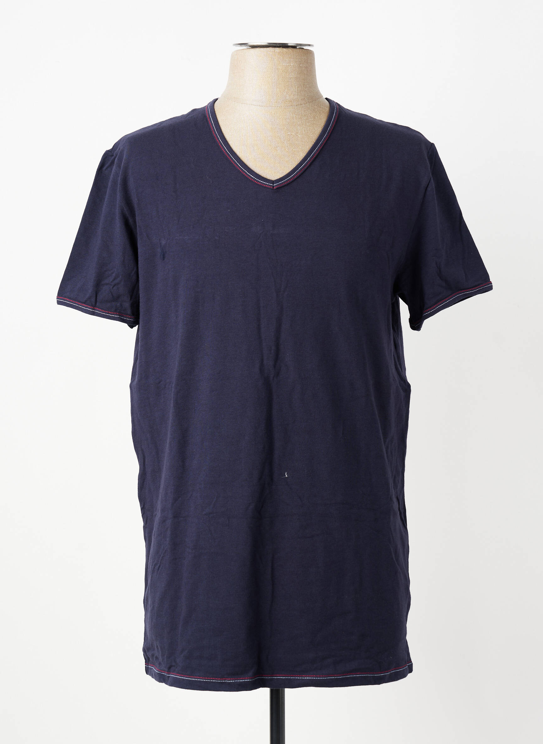 Tricou elasticitate mâneci scurte albastru EMINENCE bărbat