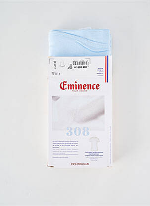Tricou croială cambrată mâneci scurte albastru EMINENCE bărbat