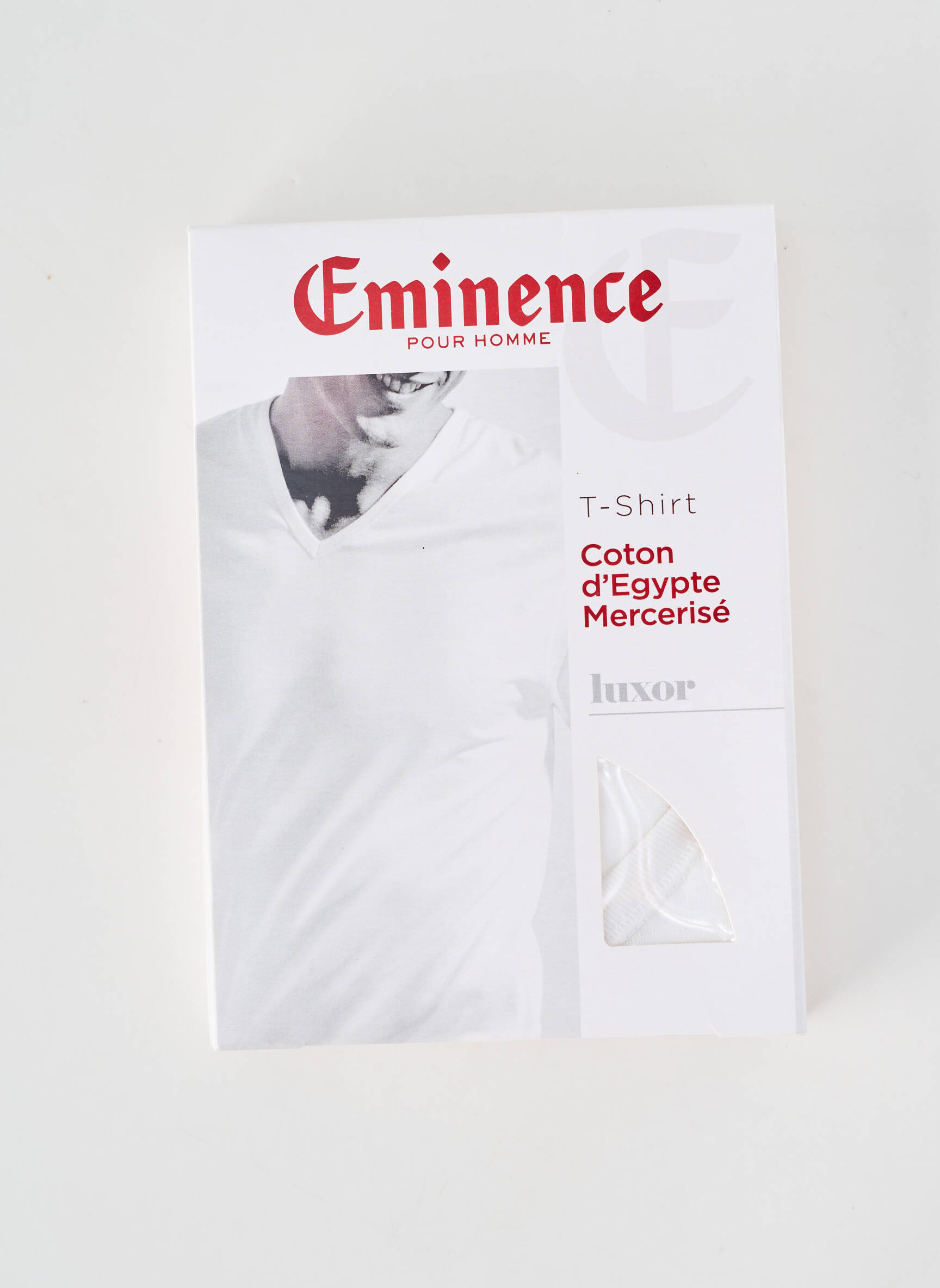 Tricou elasticitate mâneci scurte alb EMINENCE bărbat
