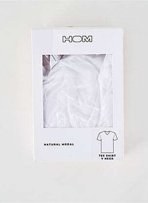 Tricou elasticitate mâneci scurte alb HOM bărbat