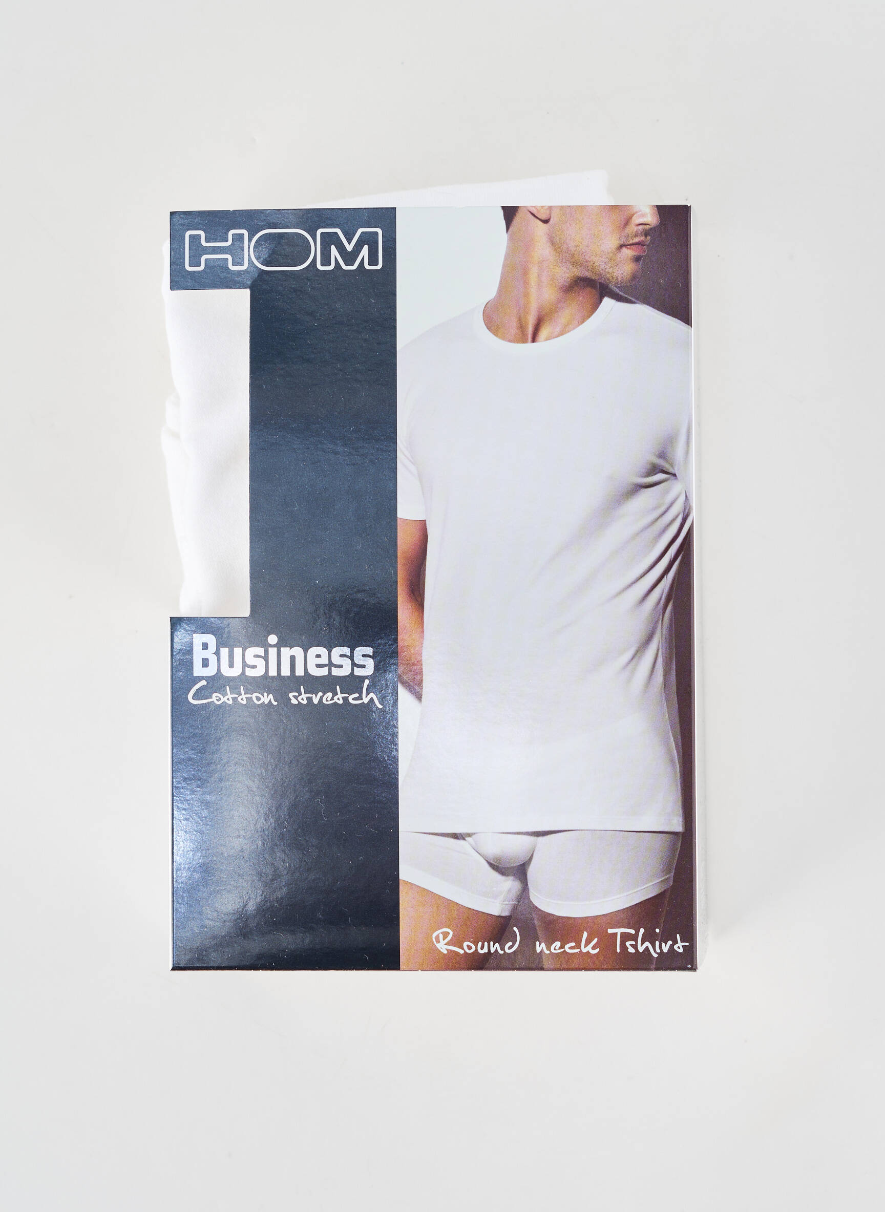 Tricou elasticitate mâneci scurte alb HOM bărbat