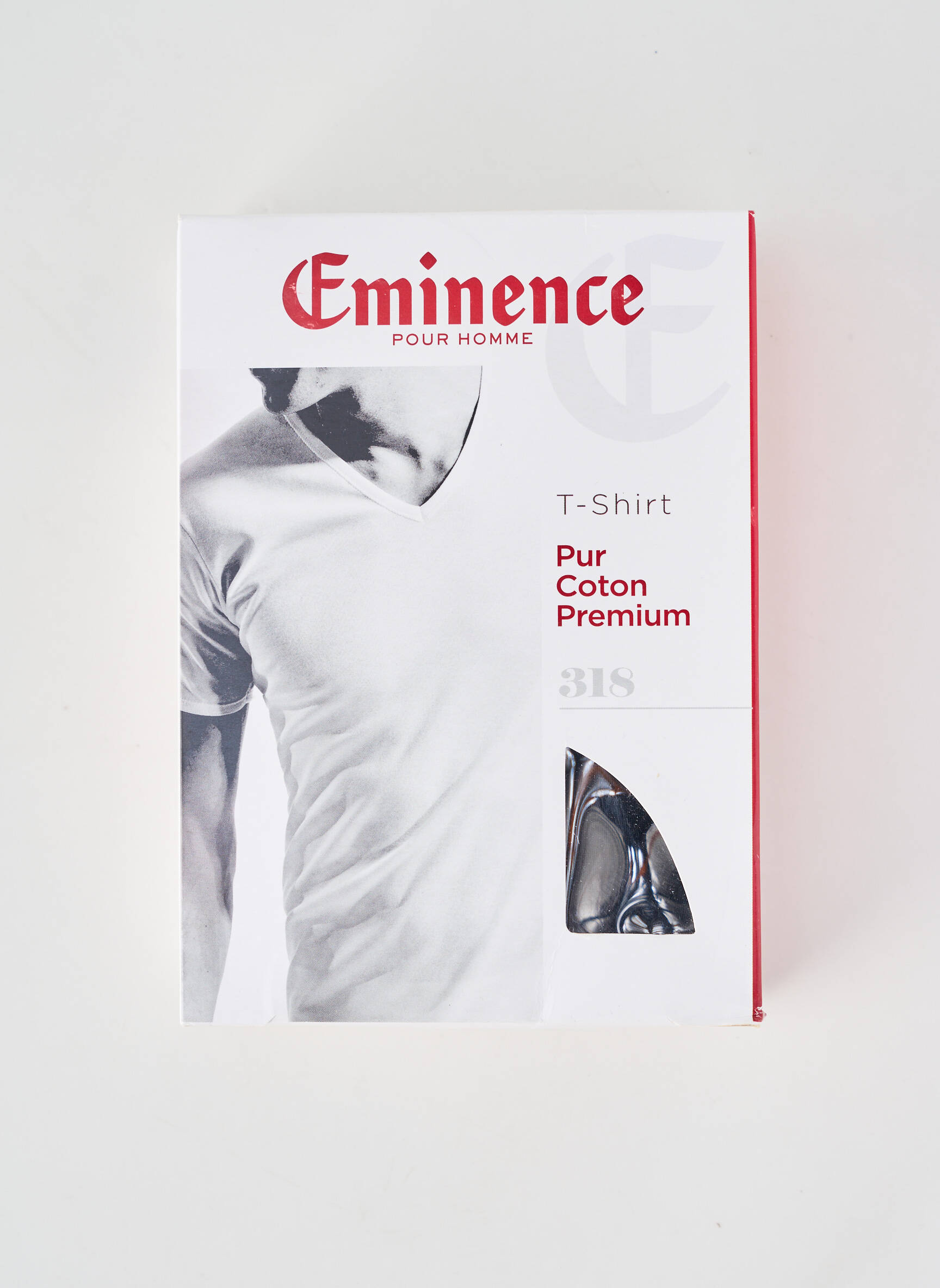 Tricou croială cambrată mâneci scurte negru EMINENCE bărbat