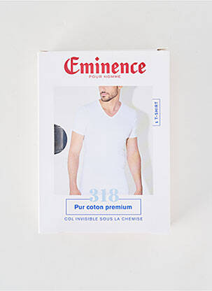 Tricou elasticitate mâneci scurte albastru EMINENCE bărbat