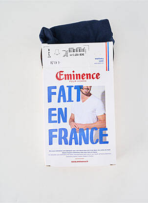 Tricou elasticitate mâneci scurte albastru EMINENCE bărbat