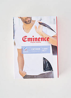 Tricou croială cambrată mâneci scurte negru EMINENCE bărbat
