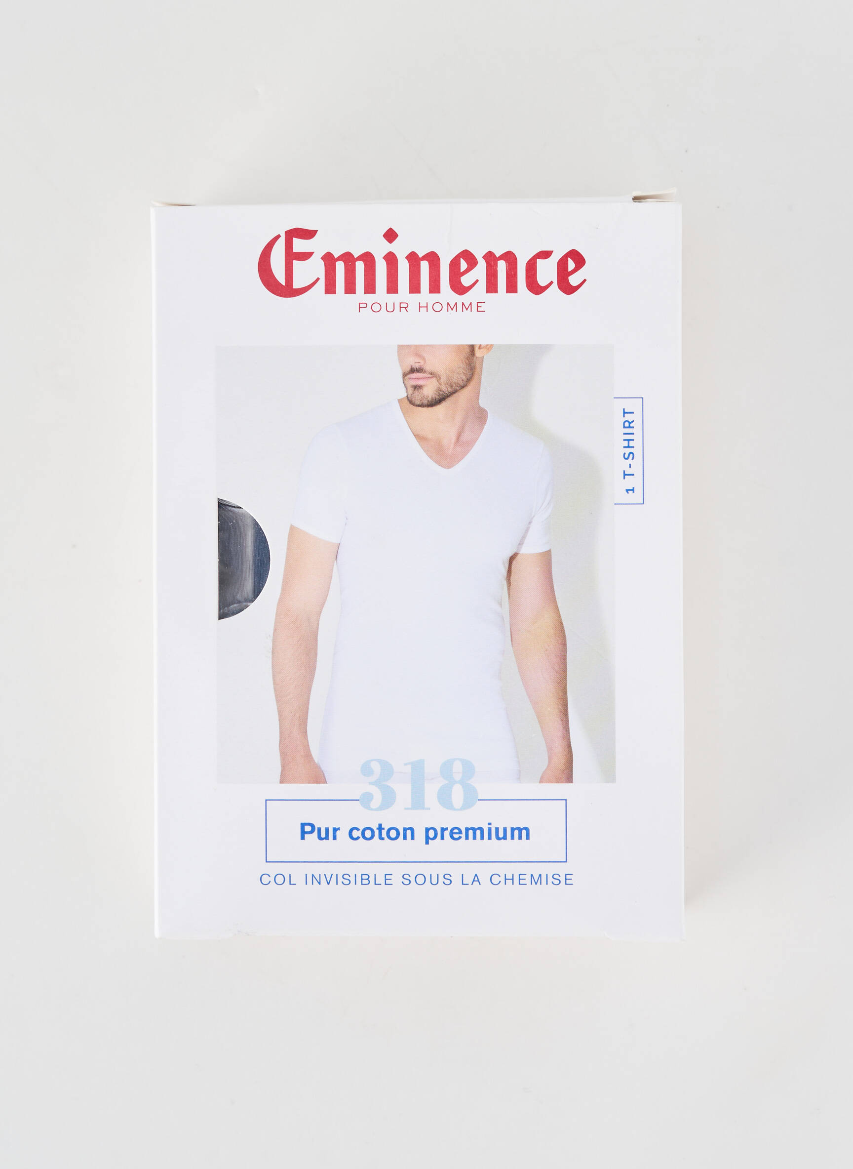 Tricou elasticitate mâneci scurte albastru EMINENCE bărbat