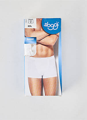 Boxer elasticitate alb SLOGGI bărbat