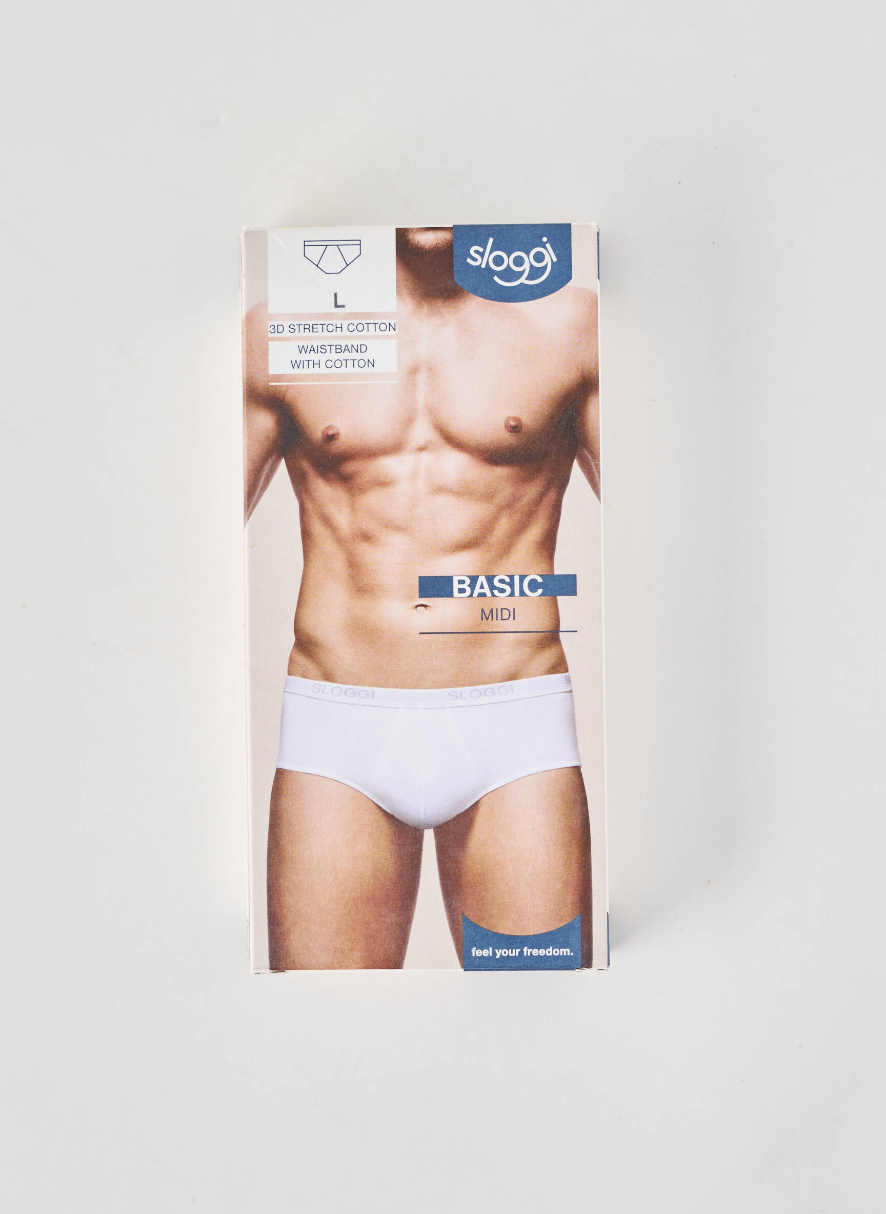 Boxer elasticitate alb SLOGGI bărbat