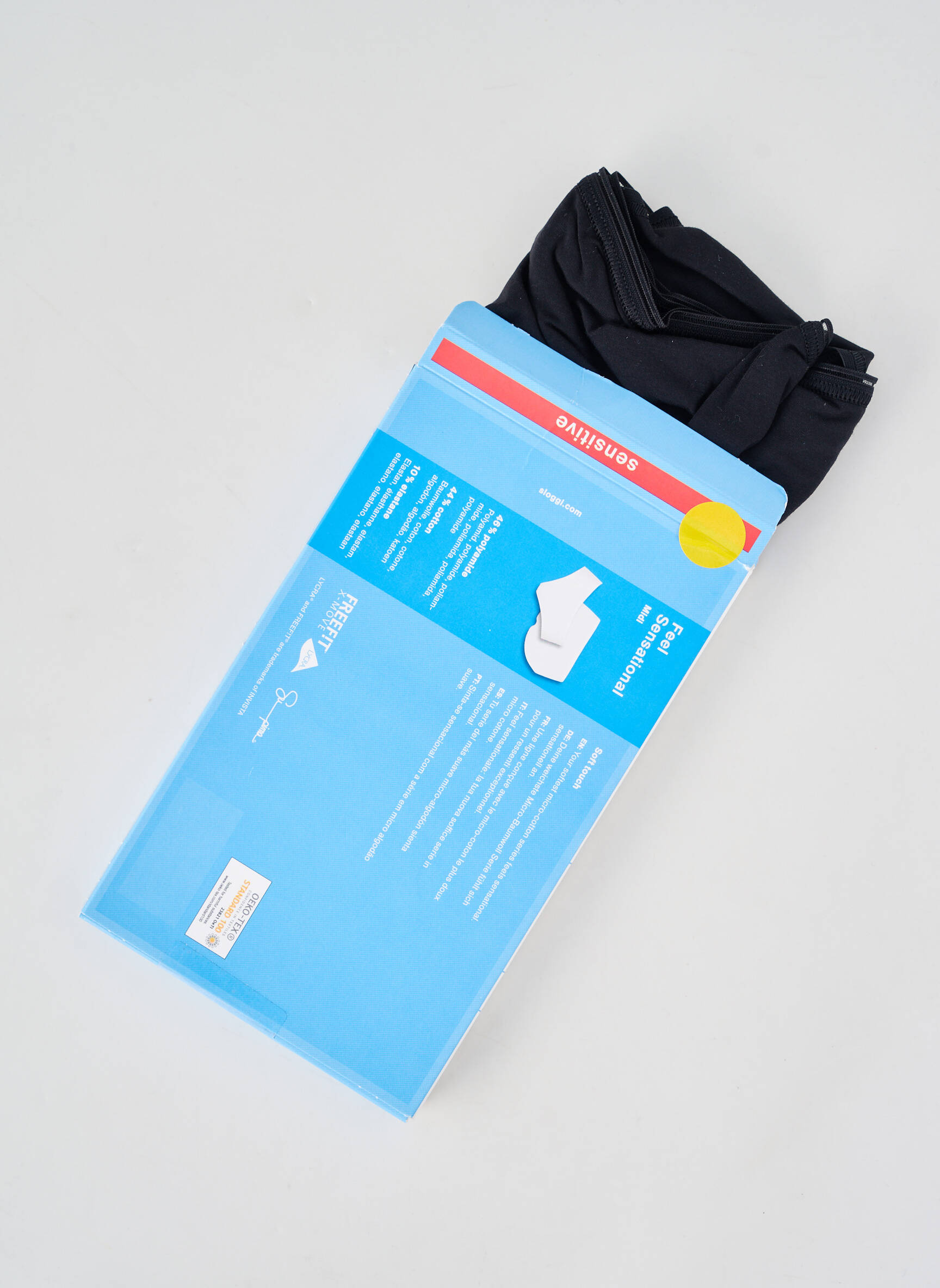 Chilot elasticitate negru SLOGGI femeie
