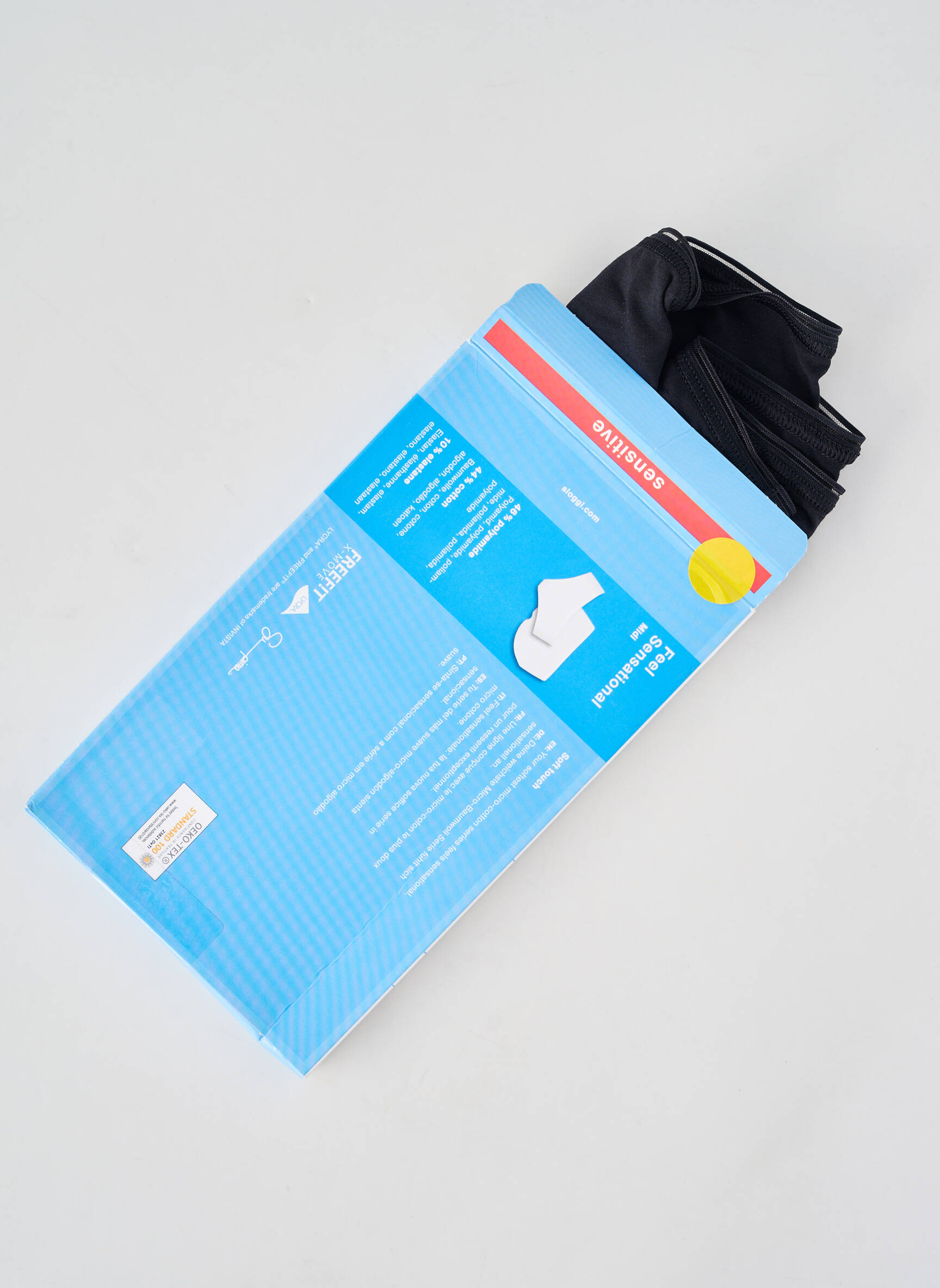 Chilot elasticitate negru SLOGGI femeie