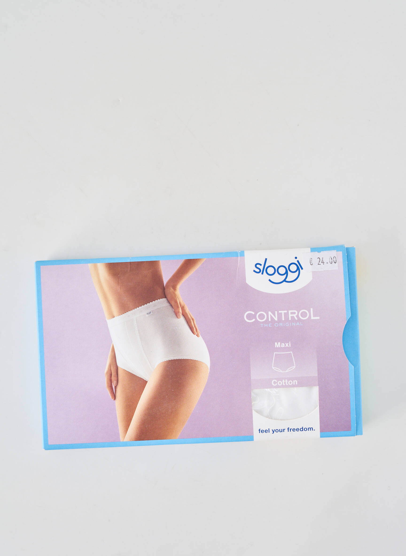 Chilot cu talie înaltă elasticitate alb SLOGGI femeie